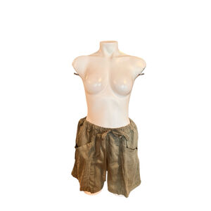 Women's Faherty Brand Olive Green Topanga Drawstring Shorts M l10